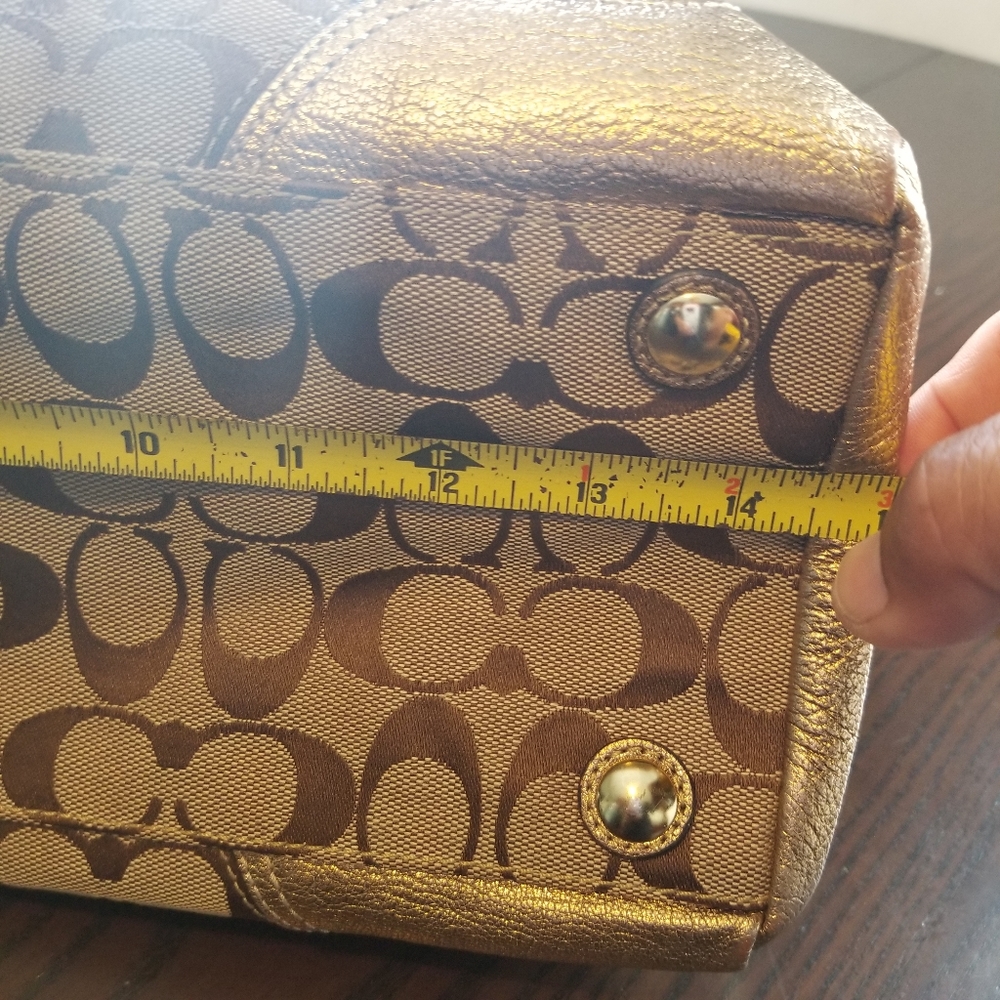 Coach Signature Logo Purse / Handbag - Picture 6 of 11